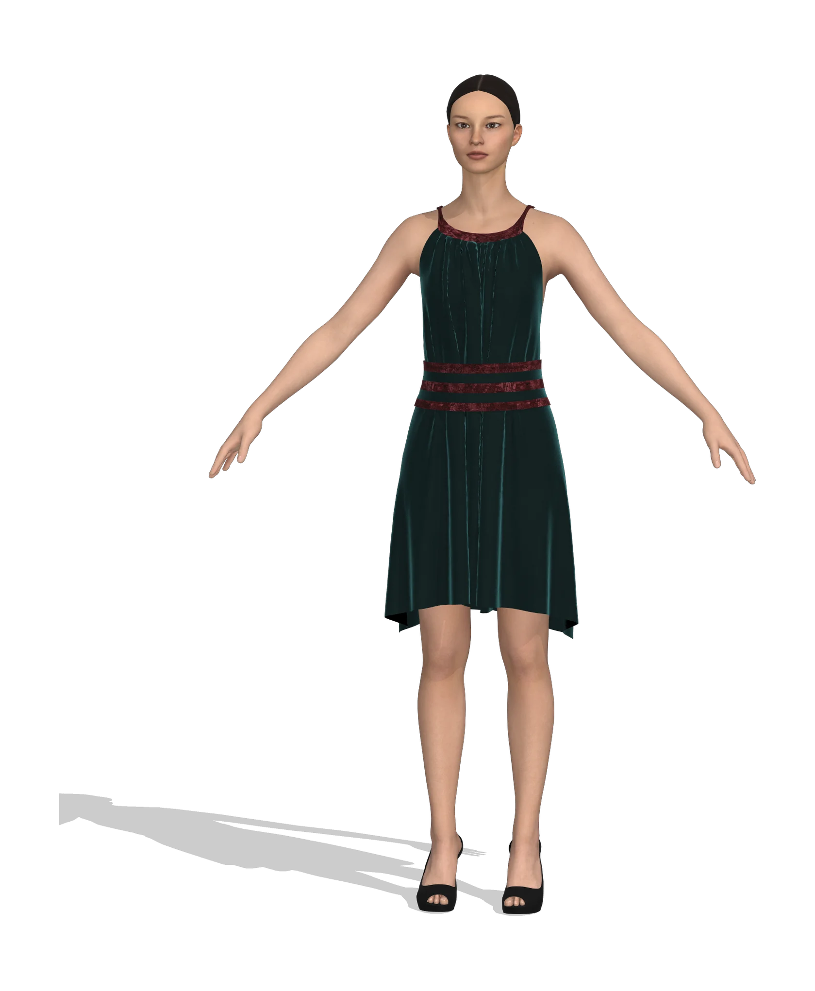 KDscion p188 sleeveless shift dress